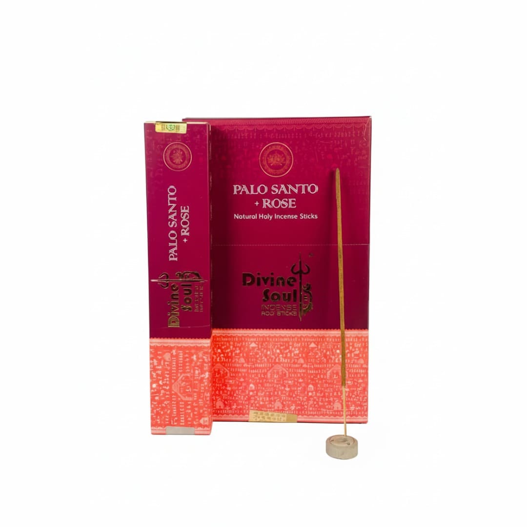Divine Soul Palo Santo + Bâton d'Encens Rose